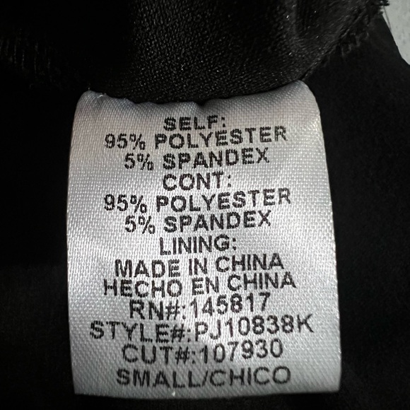 NWT Perfectly Sultry Black Sheer Mesh Bustier Wide-Leg Jumpsuit Size Small - Picture 9 of 9